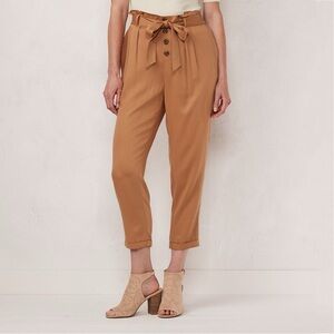 LC Lauren Conrad Button Front Taper Pant - Size M